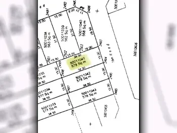 اراضي الدوحة  الثمامة المساحة 578 متر مربع