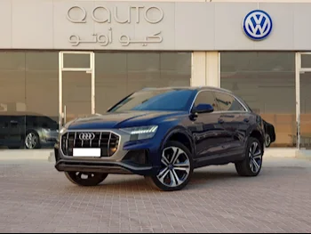 Audi  Q8  TFSI Quattro  2019  Automatic  81٬000 Km  6 Cylinder  Four Wheel Drive (4WD)  SUV  Blue