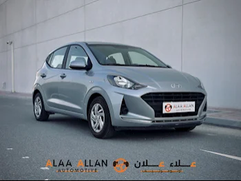 Hyundai  I  10  2022  Automatic  97٬000 Km  4 Cylinder  Front Wheel Drive (FWD)  Hatchback  Silver