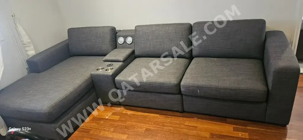 Sofas, Couches & Chairs L shape  Gray