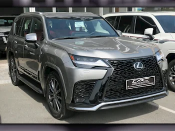 Lexus  LX  600 F Sport  2023  Automatic  18٬000 Km  6 Cylinder  Four Wheel Drive (4WD)  SUV  Silver  With Warranty