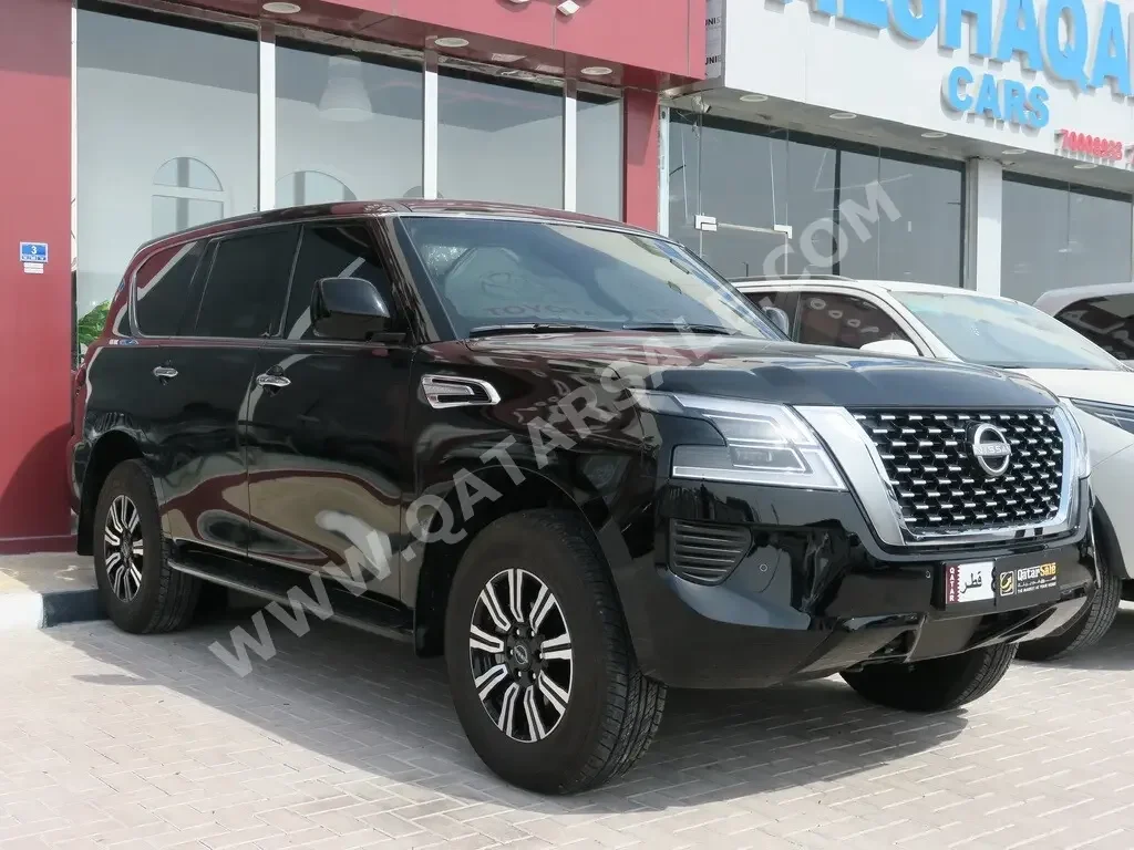 Nissan  Patrol  SE  2023  Automatic  1,700 Km  6 Cylinder  Four Wheel Drive (4WD)  SUV  Black  With Warranty