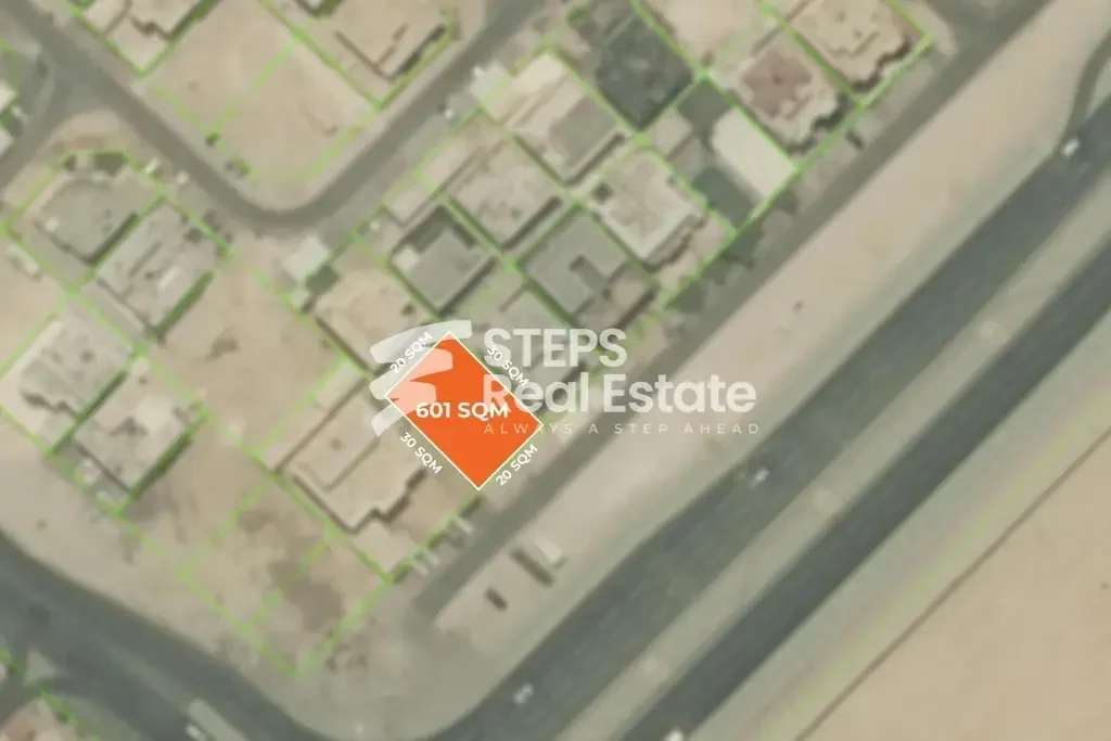 Lands Al Wakrah  Al Wukair Area Size 601 Square Meter