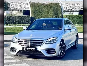 Mercedes-Benz  S-Class  450  2018  Automatic  48,175 Km  6 Cylinder  Rear Wheel Drive (RWD)  Sedan  Silver