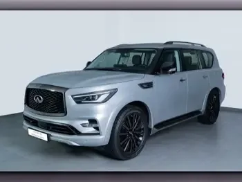 Infiniti  QX  80  2022  Automatic  22,050 Km  8 Cylinder  Four Wheel Drive (4WD)  SUV  Silver  With Warranty