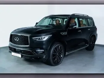 Infiniti  QX  80  2022  Automatic  2,175 Km  8 Cylinder  Four Wheel Drive (4WD)  SUV  Black  With Warranty