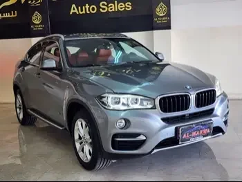 BMW  X-Series  X6  2017  Automatic  98,000 Km  6 Cylinder  Four Wheel Drive (4WD)  SUV  Gray