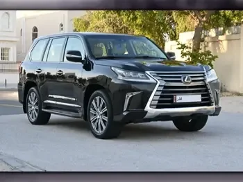 Lexus  LX  570  2017  Automatic  105,000 Km  8 Cylinder  Four Wheel Drive (4WD)  SUV  Black