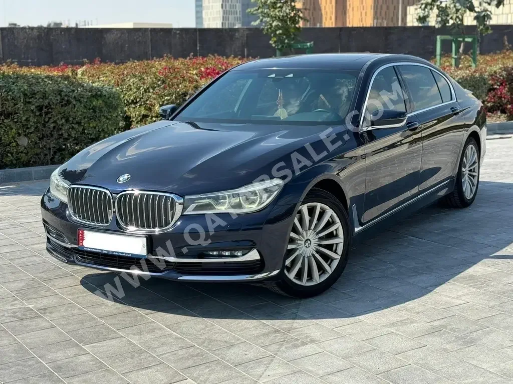 BMW  7-Series  730 Li  2016  Automatic  98,000 Km  6 Cylinder  Rear Wheel Drive (RWD)  Sedan  Blue