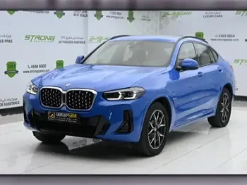 BMW  X-Series  X4  2022  Automatic  13,000 Km  4 Cylinder  Four Wheel Drive (4WD)  SUV  Blue  With Warranty