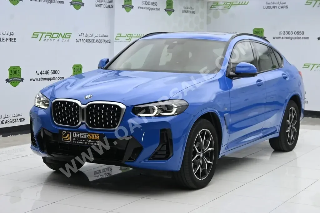 BMW  X-Series  X4  2022  Automatic  13,000 Km  4 Cylinder  Four Wheel Drive (4WD)  SUV  Blue  With Warranty