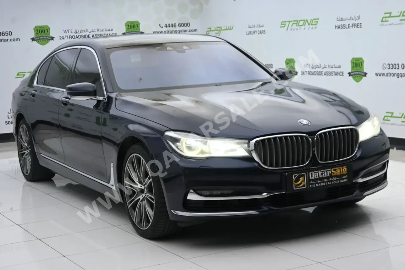 BMW  7-Series  740 Li Individual  2016  Automatic  172,000 Km  6 Cylinder  Rear Wheel Drive (RWD)  Sedan  Dark Blue