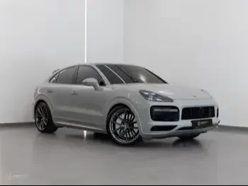 Porsche  Cayenne  Turbo Coupe  2021  Automatic  44,000 Km  8 Cylinder  All Wheel Drive (AWD)  SUV  Gray Nardo  With Warranty