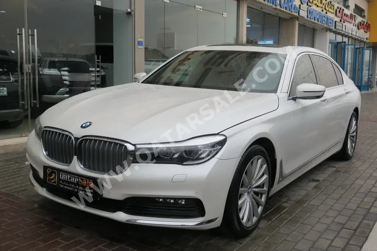 BMW  7-Series  730 Li  2018  Automatic  55,000 Km  4 Cylinder  Rear Wheel Drive (RWD)  Sedan  White