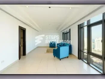 2 Bedrooms  Apartment  For Rent  Doha -  The Pearl  Semi Furnished