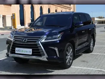 Lexus  LX  570  2016  Automatic  181,750 Km  8 Cylinder  Four Wheel Drive (4WD)  SUV  Dark Blue