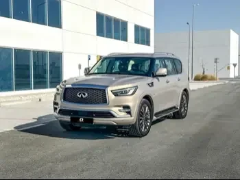 Infiniti  QX  80  2018  Automatic  85,000 Km  8 Cylinder  Four Wheel Drive (4WD)  SUV  Beige