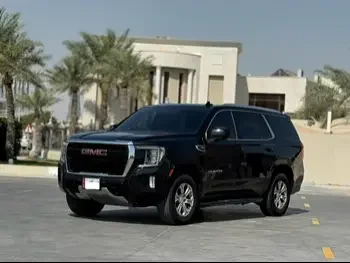 GMC  Yukon  SLE  2022  Automatic  45,000 Km  8 Cylinder  Rear Wheel Drive (RWD)  SUV  Black  With Warranty