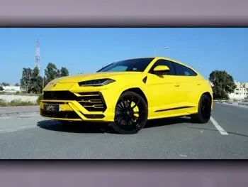 Lamborghini  Urus  2020  Automatic  28,000 Km  8 Cylinder  Four Wheel Drive (4WD)  SUV  Yellow  With Warranty