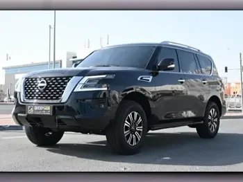 Nissan  Patrol  SE  2023  Automatic  22,000 Km  6 Cylinder  Four Wheel Drive (4WD)  SUV  Black  With Warranty