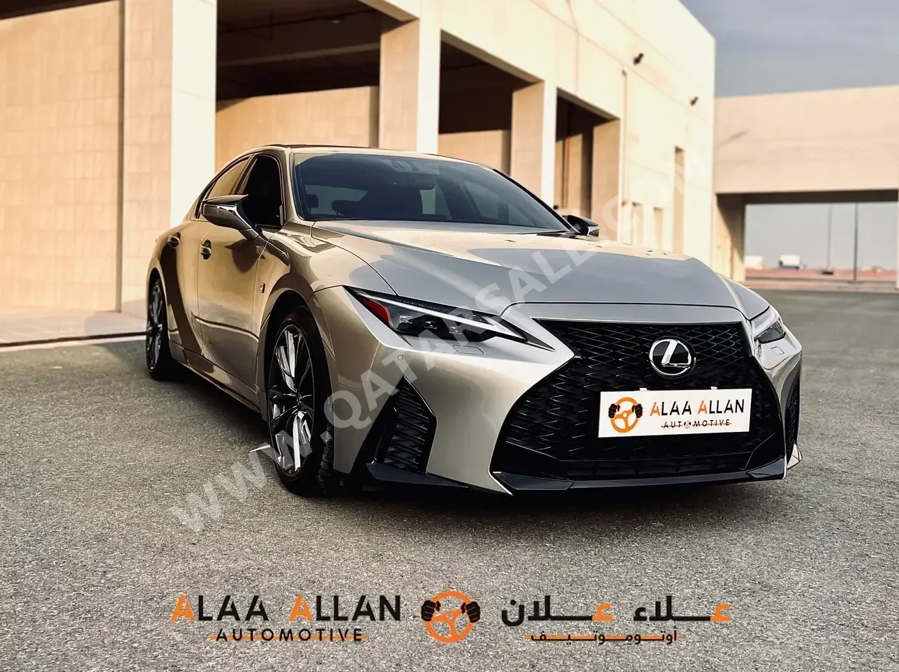 Lexus  IS  350 F Sport  2022  Automatic  14,000 Km  6 Cylinder  Rear Wheel Drive (RWD)  Sedan  Beige