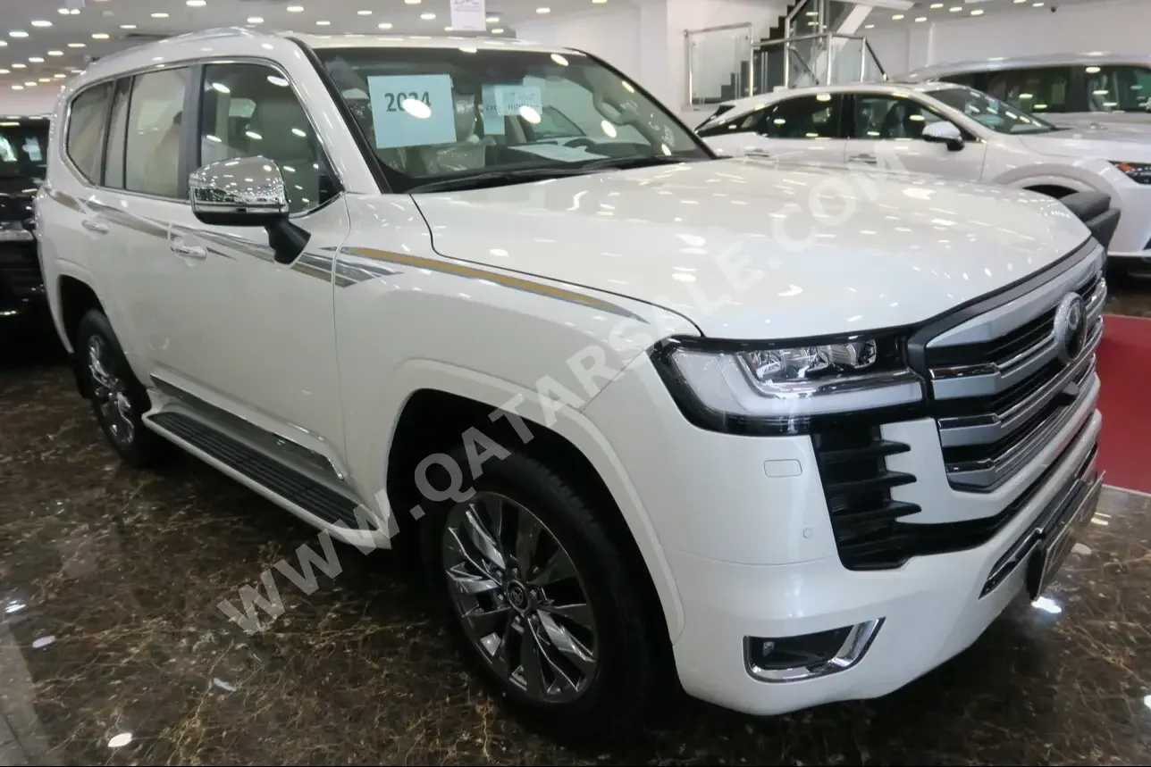 Toyota  Land Cruiser  VX Twin Turbo  2024  Automatic  0 Km  6 Cylinder  Four Wheel Drive (4WD)  SUV  White  With Warranty