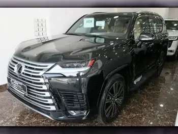 Lexus  LX  600 Luxury  2024  Automatic  0 Km  6 Cylinder  Four Wheel Drive (4WD)  SUV  Black  With Warranty