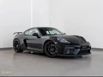 Porsche  Cayman  GT4  2022  Manual  5,700 Km  6 Cylinder  Rear Wheel Drive (RWD)  Coupe / Sport  Black  With Warranty