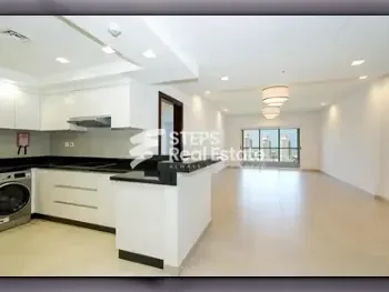 1 Bedrooms  Apartment  For Rent  Doha -  The Pearl  Semi Furnished