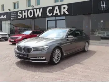 BMW  7-Series  730 Li  2017  Automatic  131,000 Km  6 Cylinder  Rear Wheel Drive (RWD)  Sedan  Gray