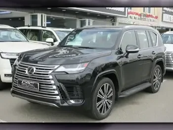 Lexus  LX  600 Luxury  2023  Automatic  4,000 Km  6 Cylinder  Four Wheel Drive (4WD)  SUV  Black  With Warranty