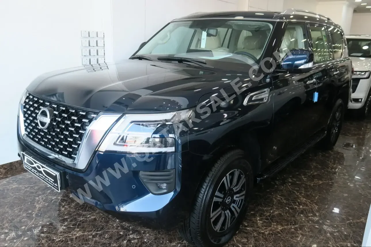 Nissan  Patrol  SE  2023  Automatic  0 Km  6 Cylinder  Four Wheel Drive (4WD)  SUV  Dark Blue  With Warranty