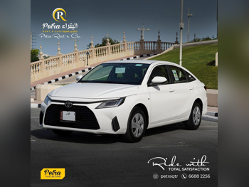 Toyota Yaris Sedan White 2024