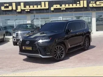 Lexus  LX  600 F Sport  2022  Automatic  36,000 Km  6 Cylinder  Four Wheel Drive (4WD)  SUV  Black  With Warranty