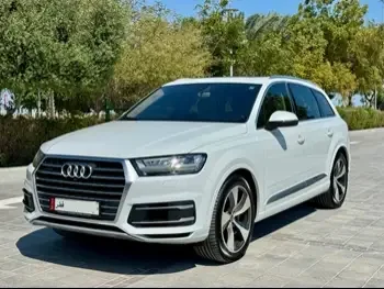 Audi  Q7  45 TFSI Quattro  2016  Automatic  175,000 Km  6 Cylinder  All Wheel Drive (AWD)  SUV  White