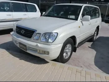 Lexus  LX  470  1999  Automatic  189,000 Km  8 Cylinder  Four Wheel Drive (4WD)  SUV  White