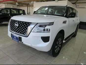 Nissan  Patrol  2024  Automatic  0 Km  6 Cylinder  Four Wheel Drive (4WD)  SUV  White  With Warranty