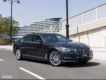 BMW  7-Series  730 Li  2018  Automatic  61,000 Km  6 Cylinder  Rear Wheel Drive (RWD)  Sedan  Gray