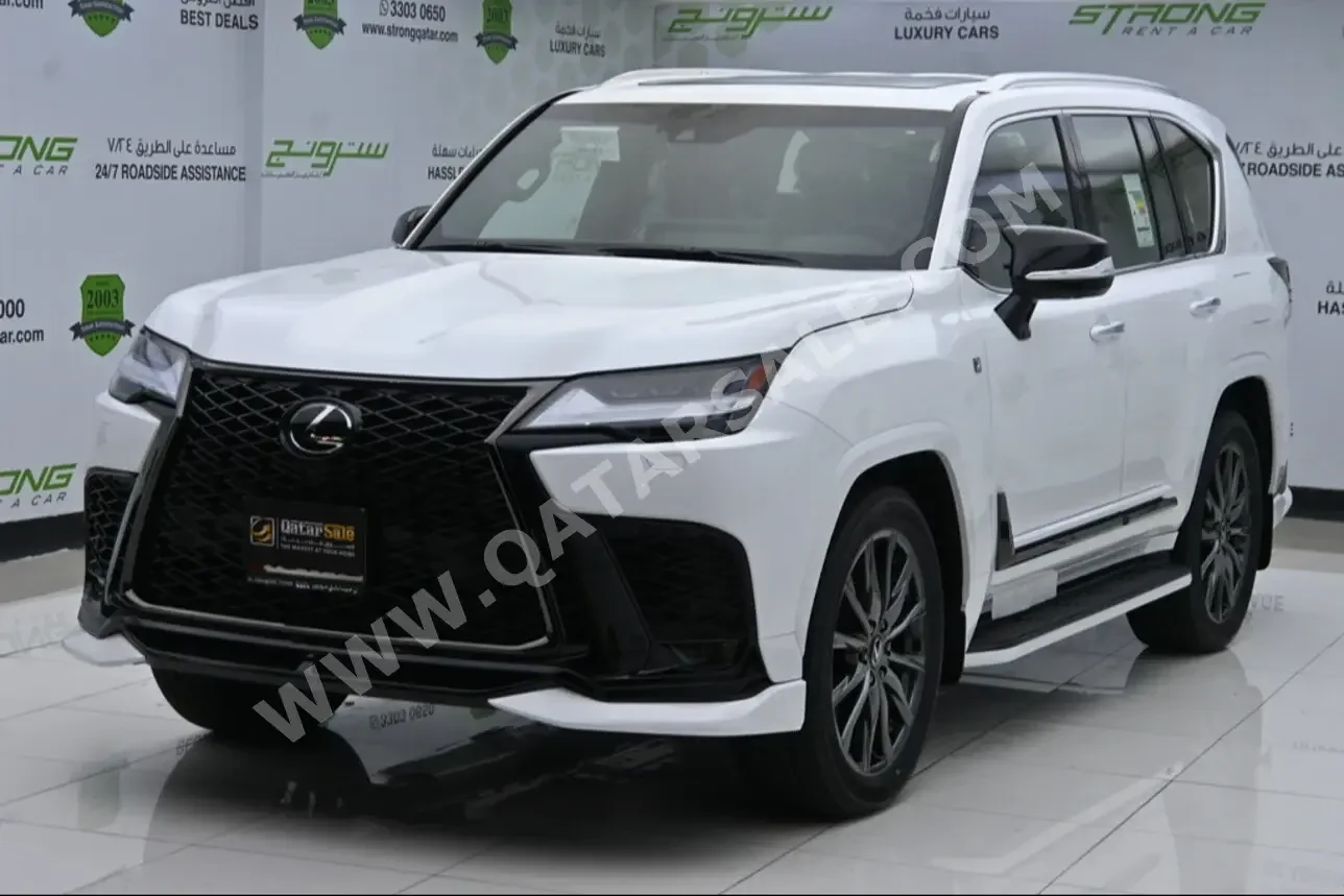 Lexus  LX  600 F Sport  2024  Automatic  0 Km  6 Cylinder  Four Wheel Drive (4WD)  SUV  White  With Warranty