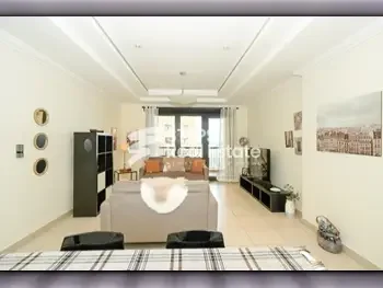 1 Bedrooms  Apartment  For Rent  Doha -  The Pearl  Fully Furnished