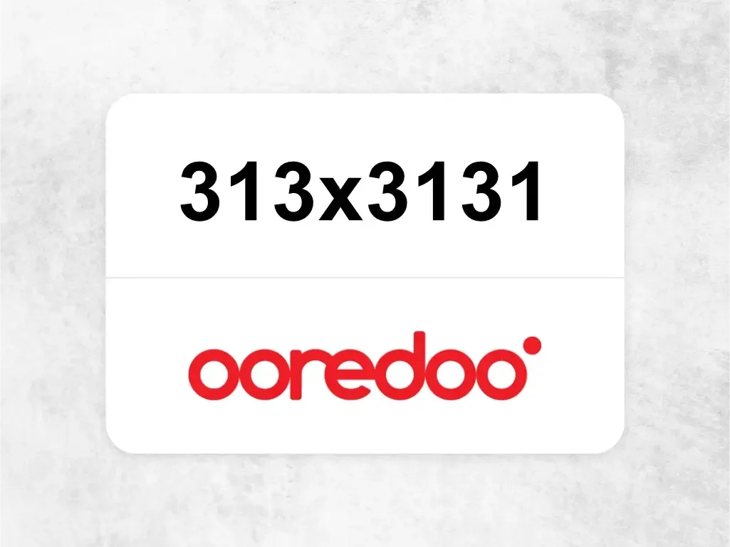 Ooredoo Mobile Phone  313x3131