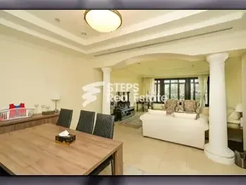 2 Bedrooms  Apartment  For Rent  Doha -  The Pearl  Fully Furnished