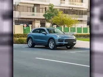 Porsche  Cayenne  2018  Automatic  61,000 Km  6 Cylinder  Four Wheel Drive (4WD)  SUV  Blue  With Warranty