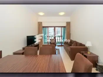 2 Bedrooms  Apartment  For Rent  Doha -  The Pearl  Fully Furnished