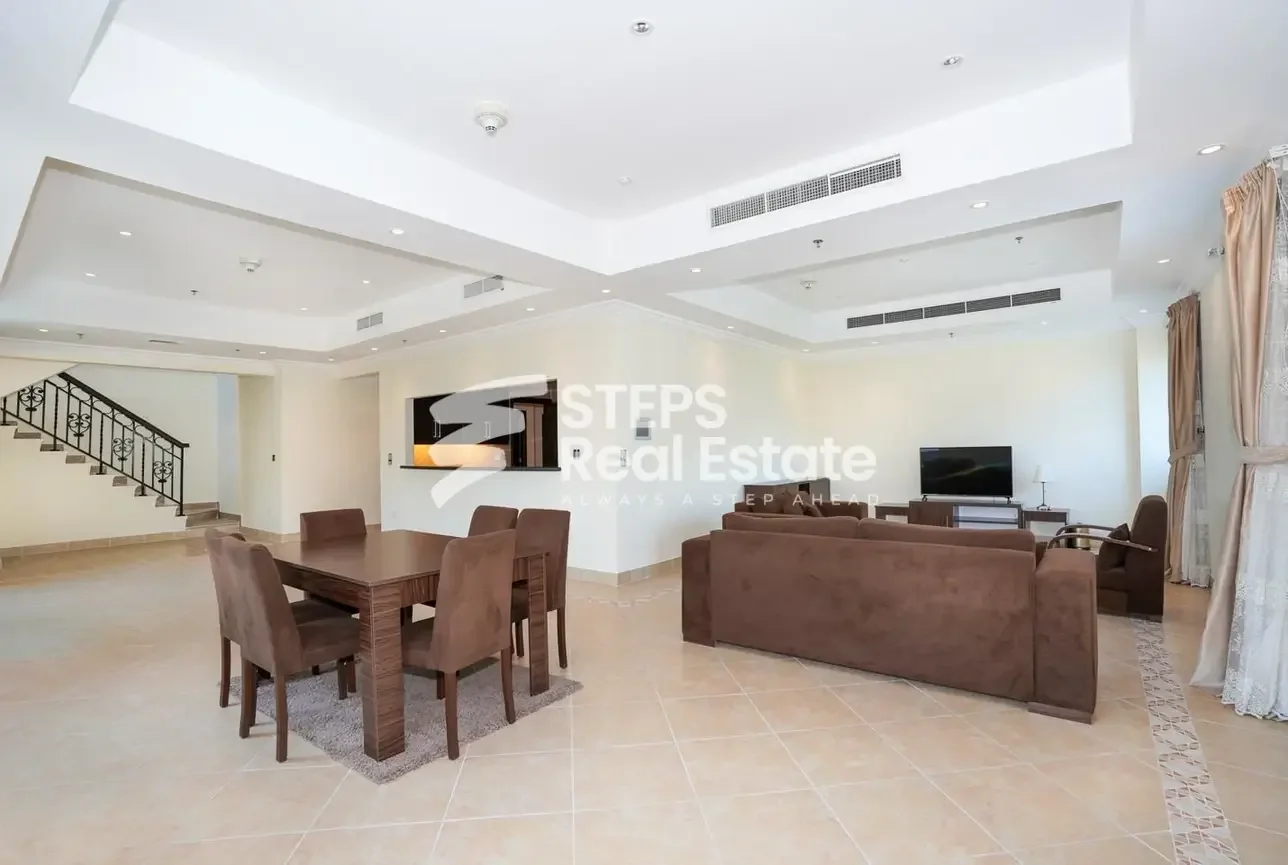 3 Bedrooms  Apartment  For Rent  Doha -  The Pearl  Fully Furnished