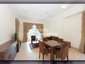 1 Bedrooms  Apartment  For Rent  Doha -  The Pearl  Fully Furnished