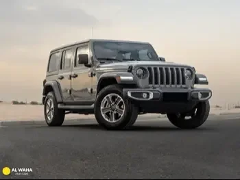 Jeep  Wrangler  Sahara  2023  Automatic  19,000 Km  6 Cylinder  Four Wheel Drive (4WD)  SUV  Gray  With Warranty