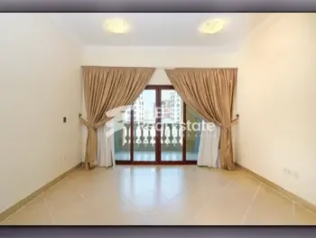 2 Bedrooms  Apartment  For Rent  Doha -  The Pearl  Semi Furnished