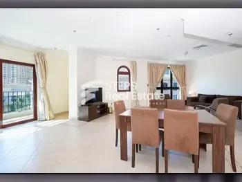 2 Bedrooms  Apartment  For Rent  Doha -  The Pearl  Fully Furnished