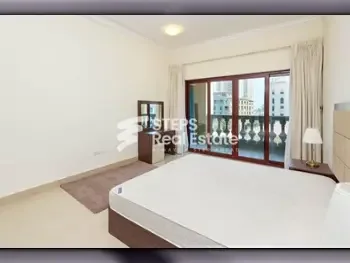 1 Bedrooms  Apartment  For Rent  Doha -  The Pearl  Fully Furnished